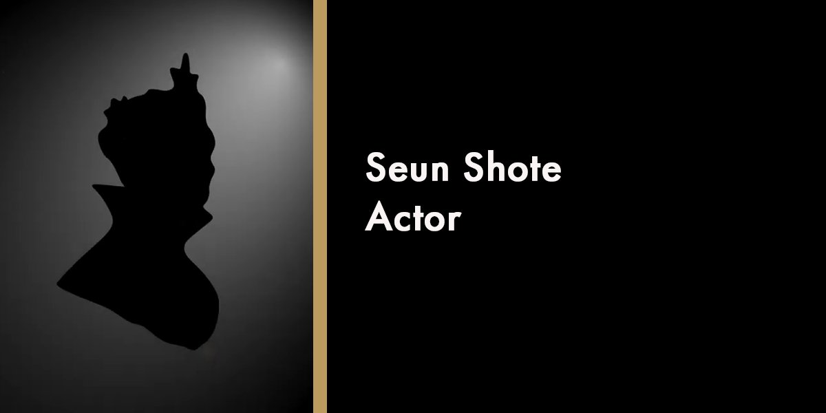 Seun Shote - Actor