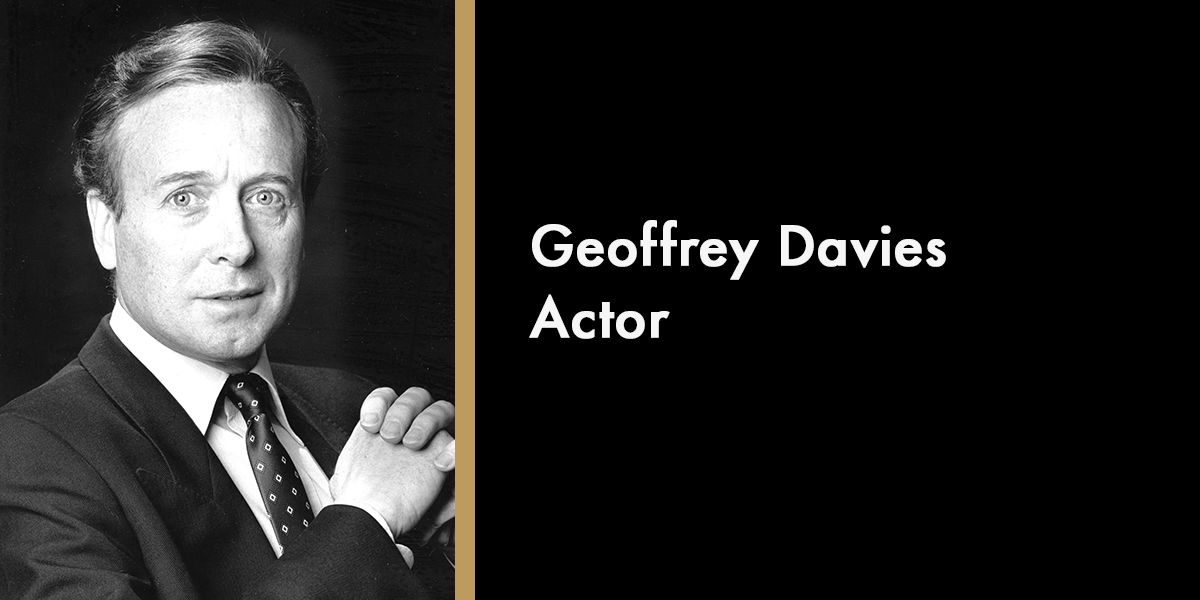 Geoffrey Davies - Actor