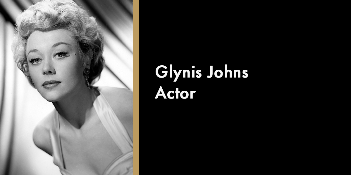 Glynis Johns - Actor