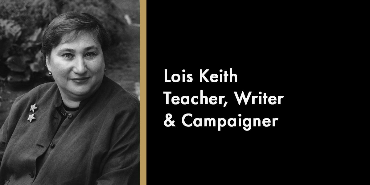 Lois Keith - Teacher, Writer & Campaigner