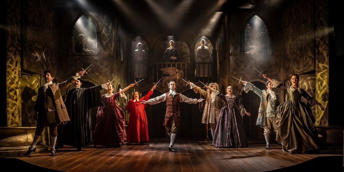 The cast of Stiletto. Photo by Johan Persson.