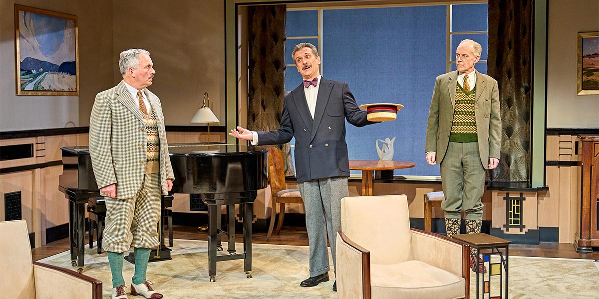 Christopher Hollis, Bill Banbury, Graham Vick, Maurice Duclos, Richard Teverson, and Fred Steroll pose together.