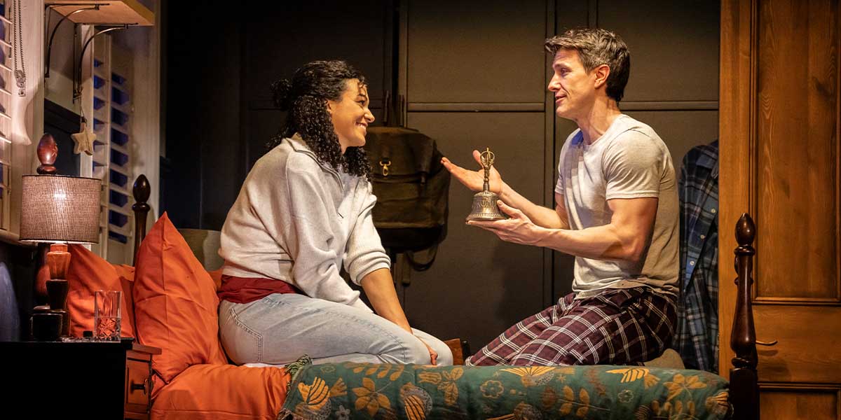 A dark, eerie scene with a shadowy figure standing in a dimly lit room, surrounded by unsettling objects.