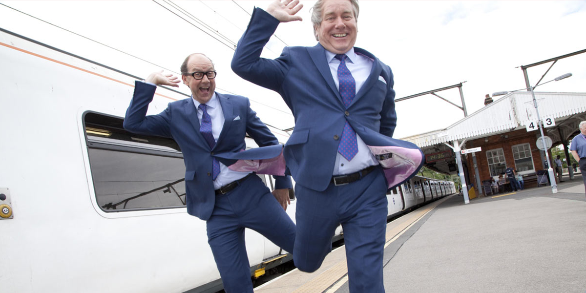 Eric and Ern pose together.