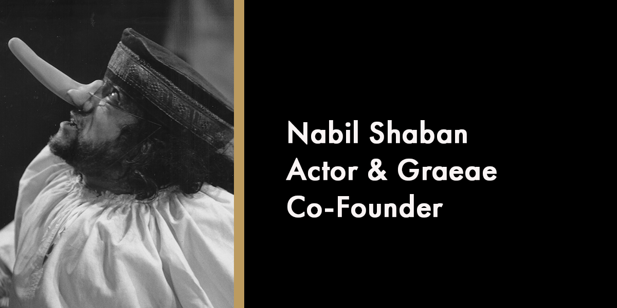 Nabil Shaban - Actor & Graeae Co-Founder
