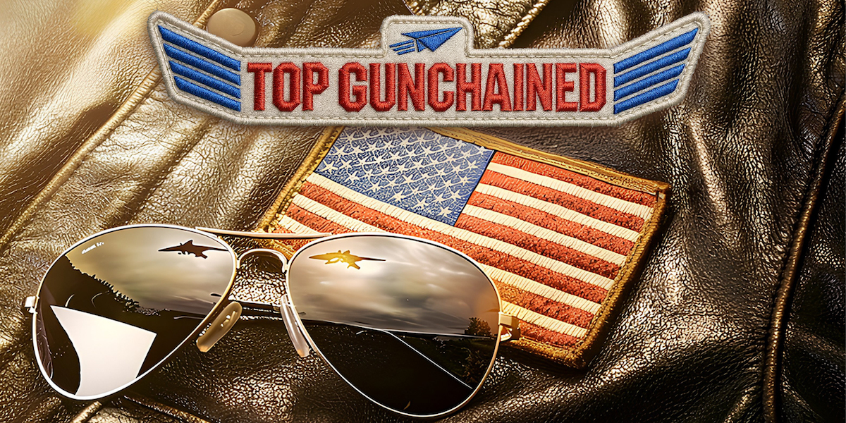 A close-up of a gunchained device with a textured surface, featuring a metallic finish and intricate details.